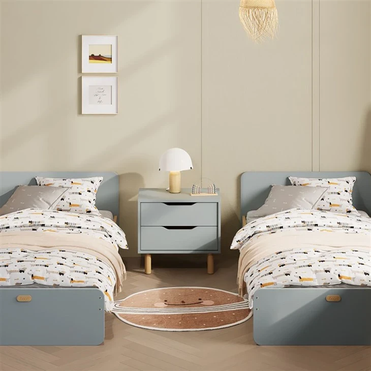Tempat Tidur Single Dengan Set Kasur